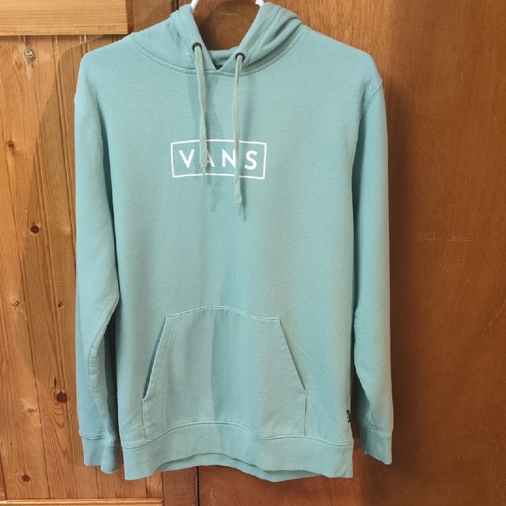 Vans Men's Teal Hoodie Sweater